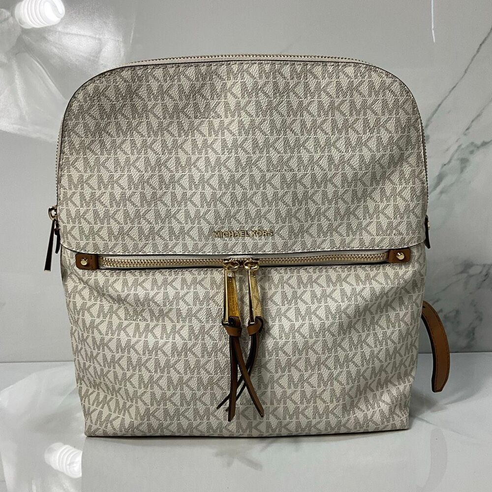MICHAEL KORS Rhea Zip Medium Slim Backpack - Picture 1 of 9
